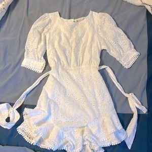 White Eyelet Dress